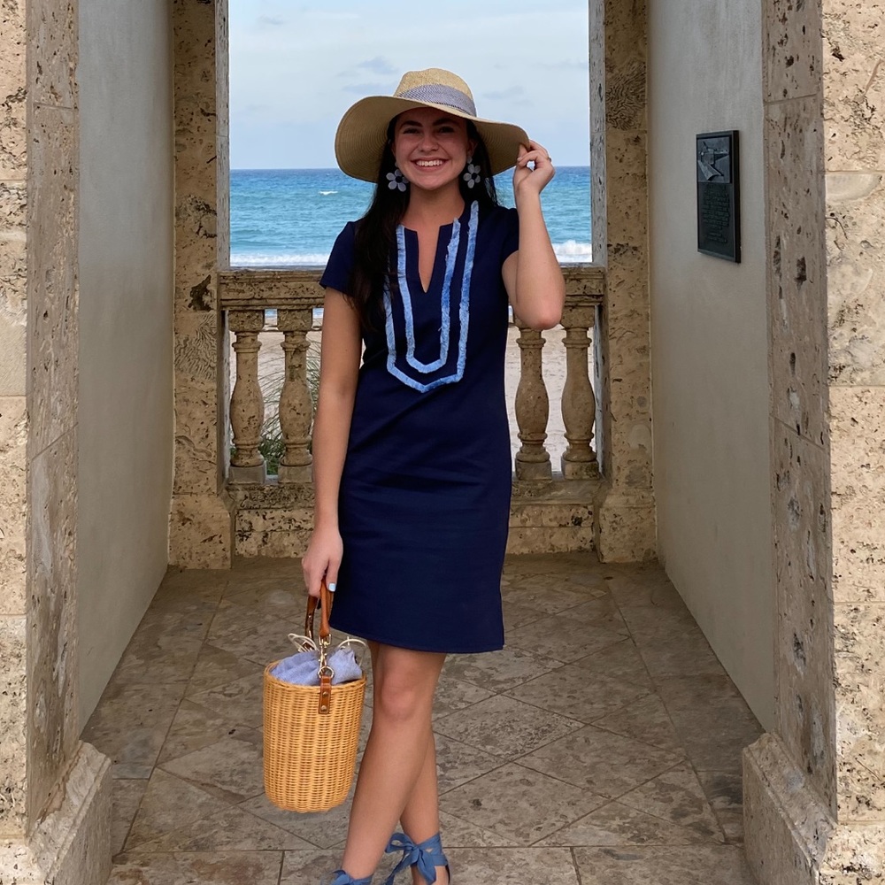 Sail To Sable XXS Navy Dress